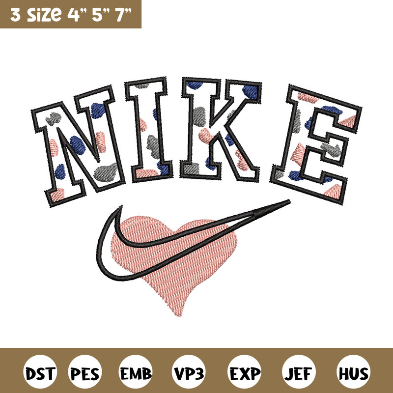 Nike heart embroidery design, Nike embroidery, Nike design, Embroidery shirt, Embroidery file,Digital download.jpg
