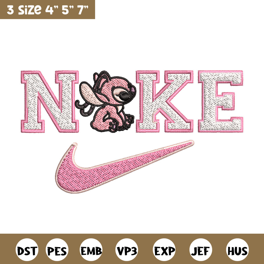 Nike pink stitch Embroidery Design, Stitch Embroidery, Nike Embroidery, Embroidery File, Logo shirt, Digital download.jpg