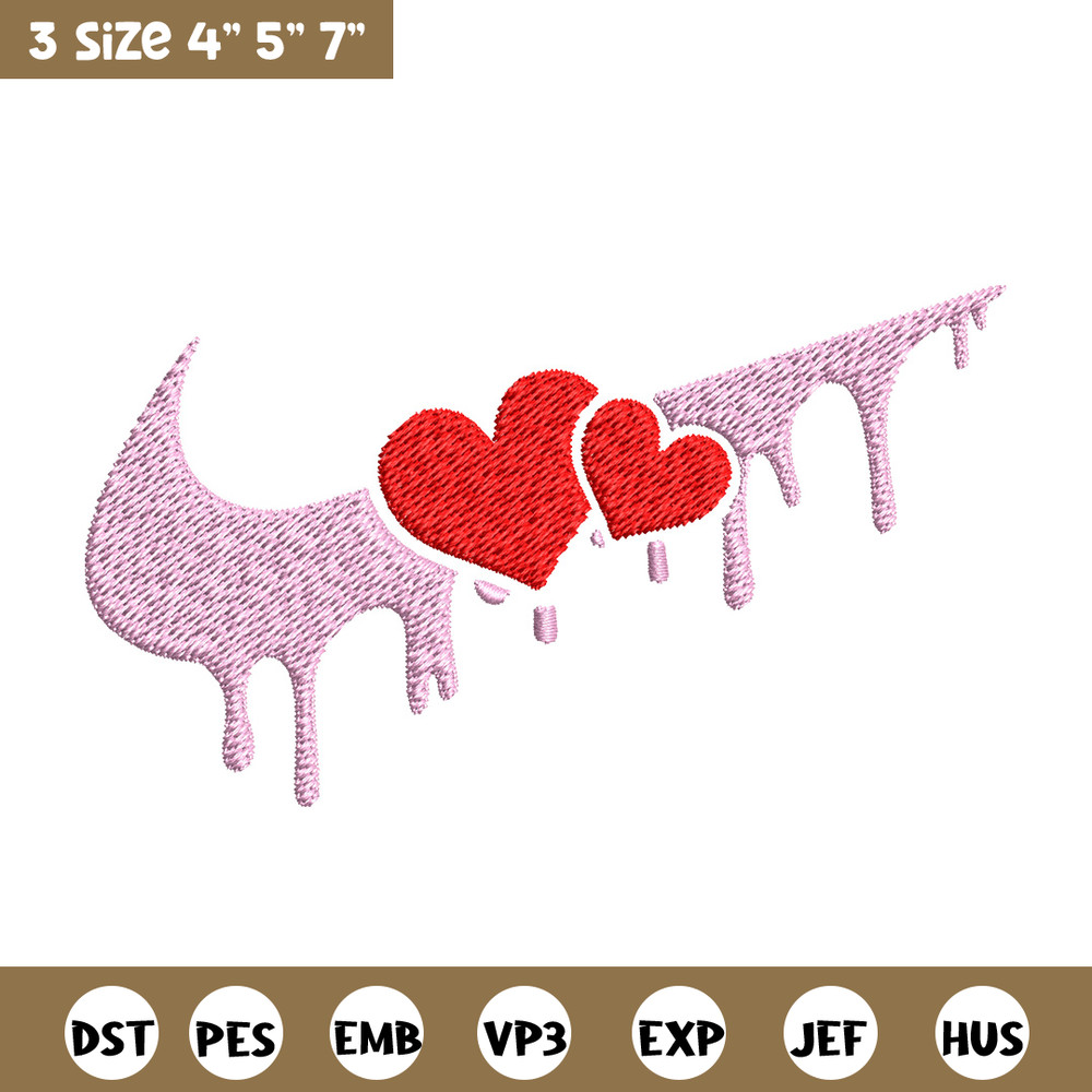 Nike red heart Embroidery Design, Nike Embroidery, Brand Embroidery, Embroidery File, Logo shirt, Digital download.jpg