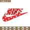 Nike red heart embroidery design, Nike embroidery, Nike design, Embroidery shirt, Embroidery file, Digital download.jpg