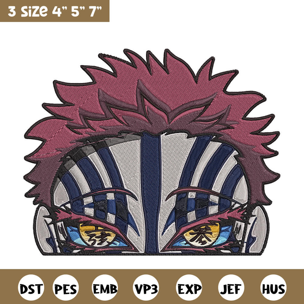 Akaza Embroidery Design, Demon slayer Embroidery, Embroidery File, Anime Embroidery, Anime shirt, Digital download.jpg