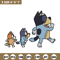 Bluey bingo and dad Embroidery, Bluey Embroidery, Embroidery File, cartoon design, cartoon shirt, Digital download..jpg