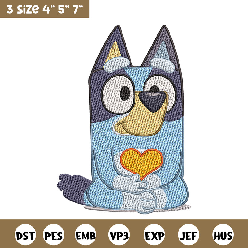Bluey Embroidery, Bluey Cartoon Embroidery, cartoon Embroidery, Embroidery File, cartoon shirt, digital download..jpg