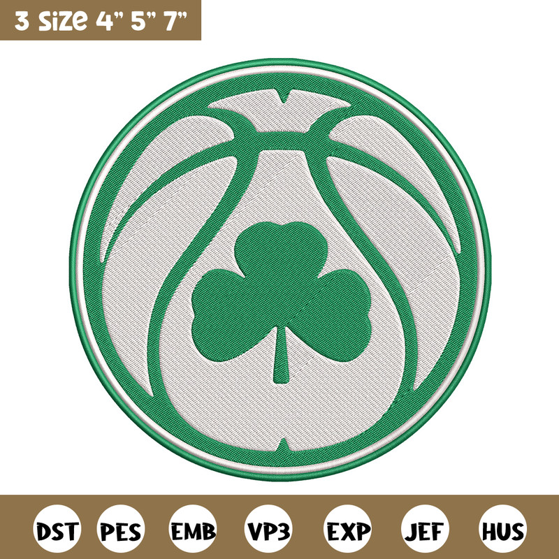 Boston Celtics logo embroidery design, NBA embroidery,Sport embroidery, Logo sport embroidery, Embroidery design.jpg