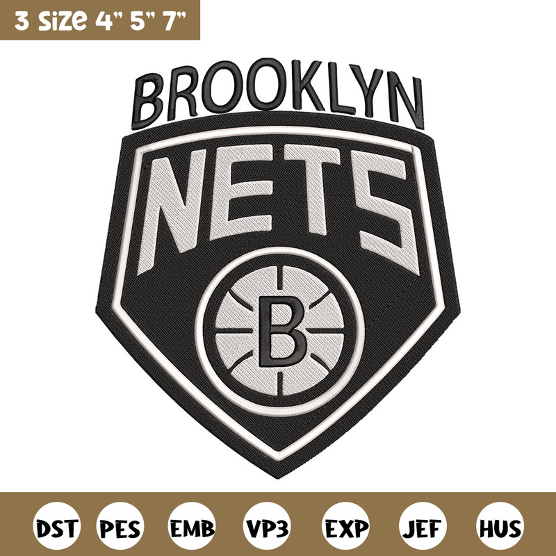 Brooklyn Nets logo embroidery design, NBA embroidery,Sport embroidery, Logo sport embroidery, Embroidery design.jpg