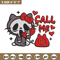 Call Me Scream Hello Kitty Embroidery design, Hallokitty Embroidery, cartoon design, Embroidery File, Digital download..jpg