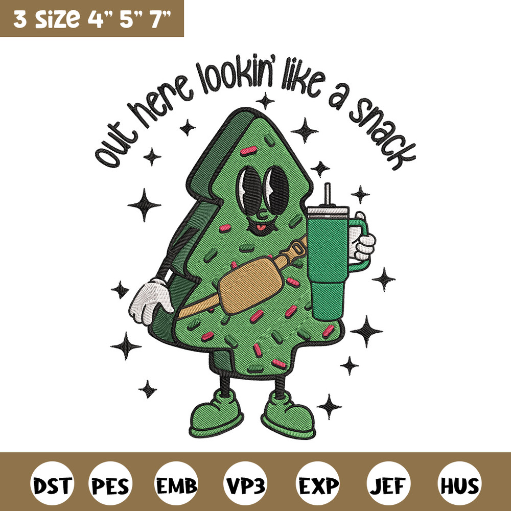 Chrismas trees Embroidery Design, Tree Embroidery, Embroidery File, Chrismas Embroidery, Anime shirt, Digital download..jpg