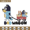 Dad wegon bluey Embroidery, Bluey cartoon Embroidery, Embroidery File, cartoon design, cartoon shirt, Digital download..jpg