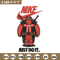 Deadpool funny Nike Embroidery design, Deadpool funny Embroidery, Nike design, Embroidery file, Instant download.jpg