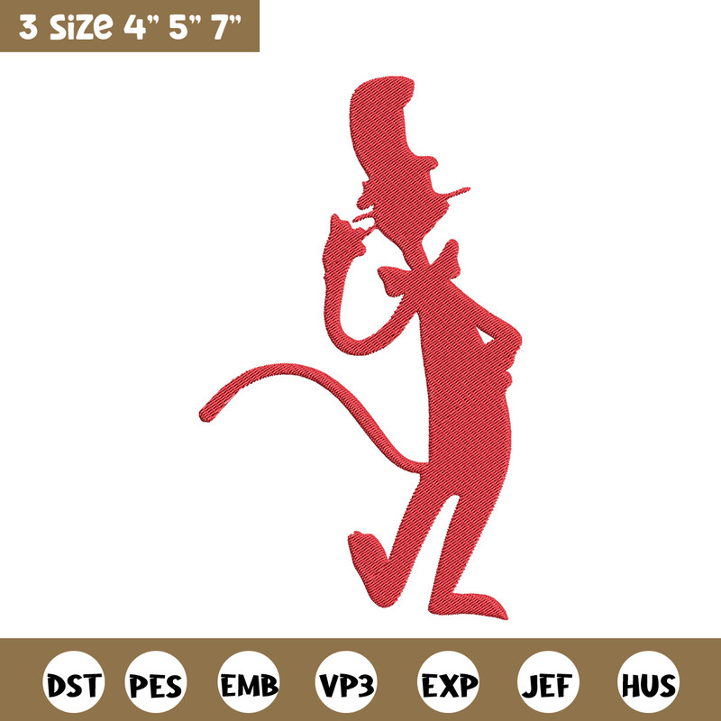 Dr Seuss Logo Embroidery Design, Dr Seuss Embroidery, Embroidery design, Embroidery File, Digital download..jpg