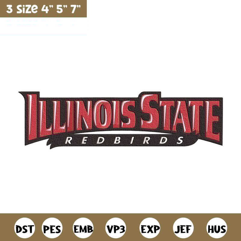 Illinois State logo embroidery design, Sport embroidery, logo sport embroidery, Embroidery design,NCAA embroidery.jpg