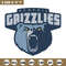 Memphis Grizzlies logo embroidery design, NBA embroidery, Sport embroidery,Embroidery design,Logo sport embroidery.jpg