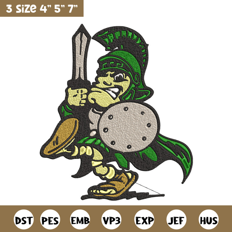 Michigan State logo embroidery design, Logo embroidery, Sport embroidery, logo sport embroidery, Embroidery design.jpg