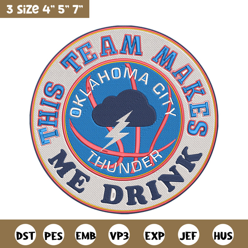 Oklahoma Thunder design embroidery design, NBA embroidery, Sport embroidery, Embroidery design, Logo sport embroidery.jpg