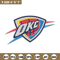 Oklahoma Thunder logo embroidery design,NBA embroidery, Sport embroidery, Embroidery design, Logo sport embroidery.jpg