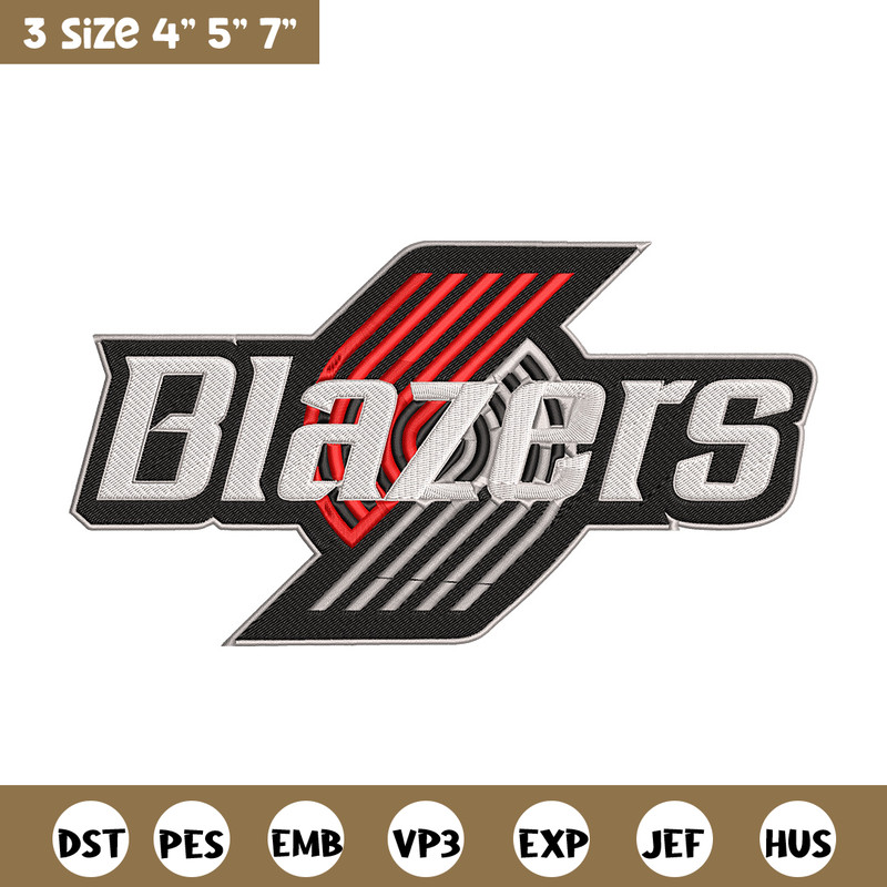 Portland Trail Blazers logo embroidery design, NBA embroidery, Sport embroidery, Embroidery design,Logo sport embroidery.jpg