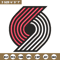 Portland Trail Blazers logo embroidery design,NBA embroidery, Sport embroidery, Embroidery design,Logo sport embroidery.jpg
