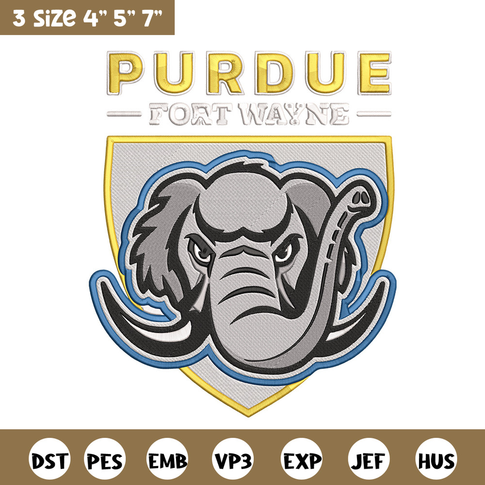 Purdue University logo embroidery design, NCAA embroidery,Sport embroidery, Embroidery design, Logo sport embroidery.jpg