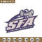 Stephen F. Austin logo embroidery design,NCAA embroidery,Sport embroidery, logo sport embroidery,Embroidery design.jpg