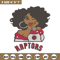 Toronto Raptors girl embroidery design, NBA embroidery, Sport embroidery,Embroidery design, Logo sport embroidery..jpg