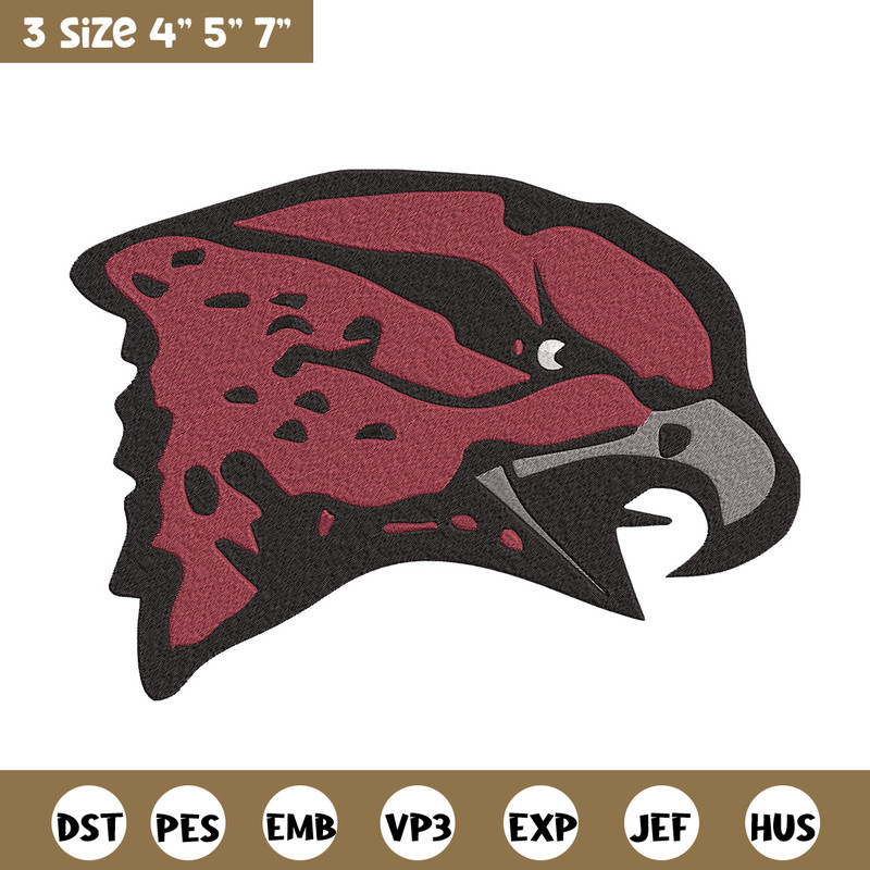 UMES Hawks mascot embroidery design, NCAA embroidery, Sport embroidery,Logo sport embroidery,Embroidery design.jpg