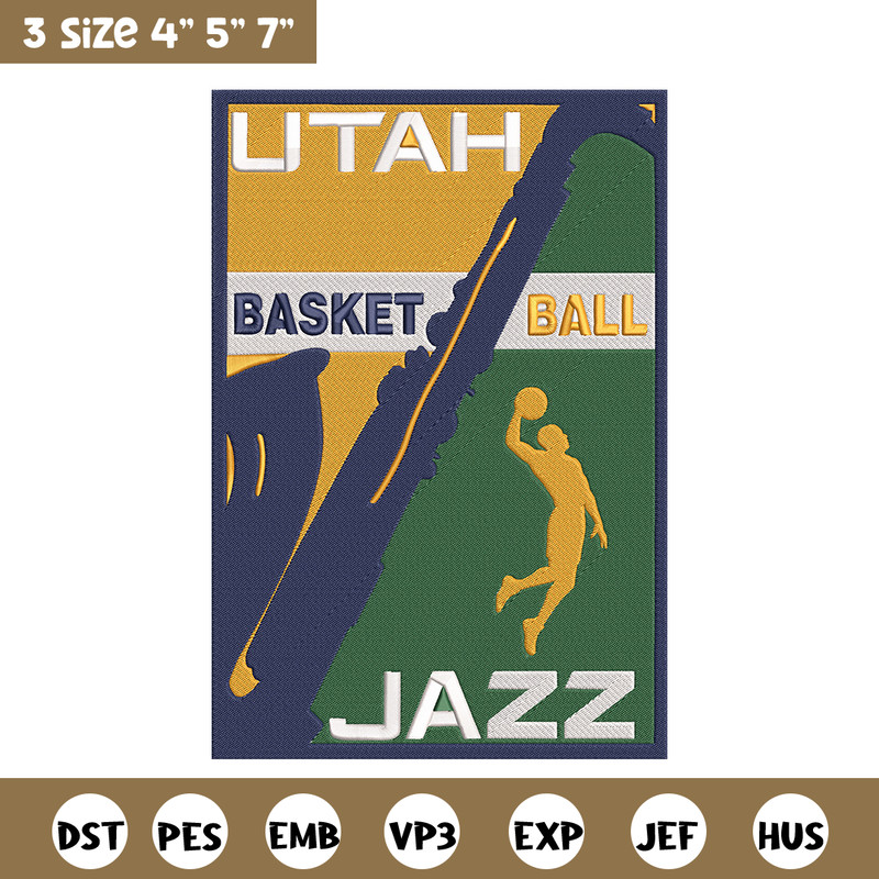 Utah Jazz logo embroidery design, NBA embroidery, Sport embroidery,Embroidery design, Logo sport embroidery.jpg