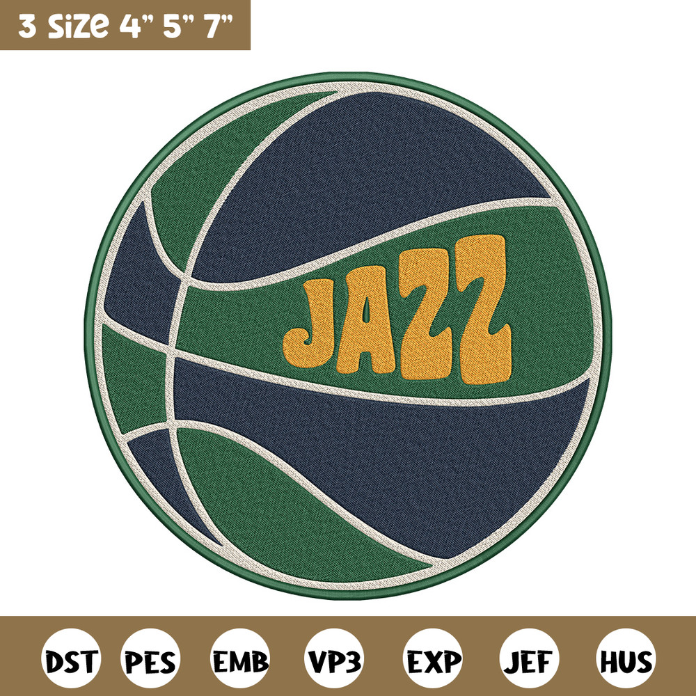Utah Jazz logo embroidery design, NBA embroidery, Sport embroidery,Embroidery design,Logo sport embroidery..jpg