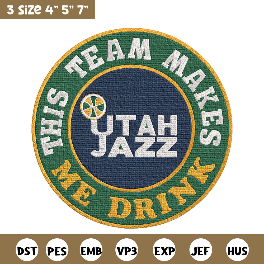Utah Jazz logo embroidery design, NBA embroidery,Sport embroidery,Embroidery design, Logo sport embroidery..jpg