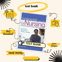 test bank for fundamentals of nursing 9th