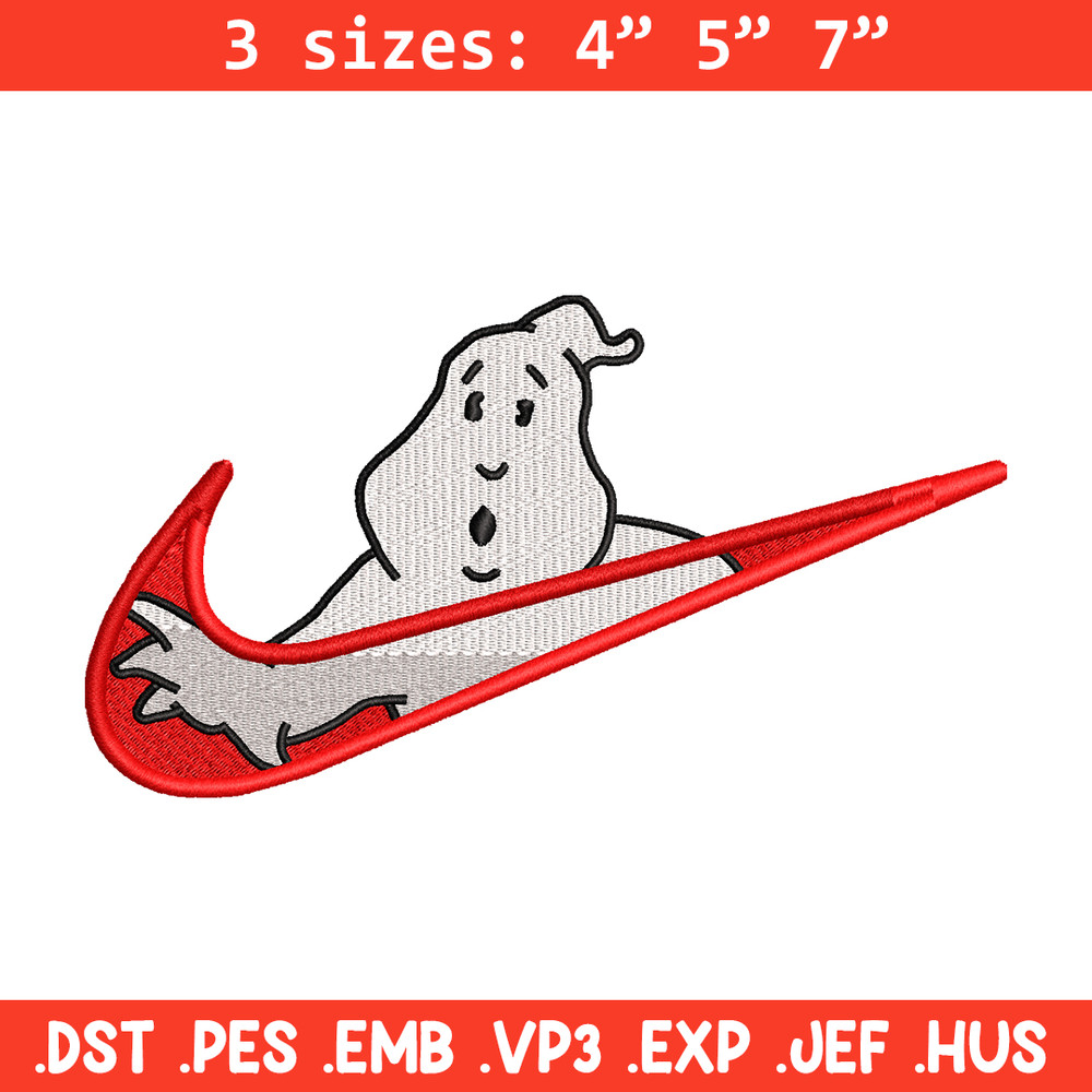 Casafantasmas nike embroidery design, Ghostbusters embroidery, nike design, movie design, movie shirt, Digital download.jpg