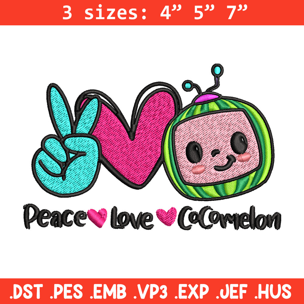 Cocomelon Logo Embroidery design, Cocomelon Embroidery, logo design, Embroidery File, logo shirt, Instant download..jpg