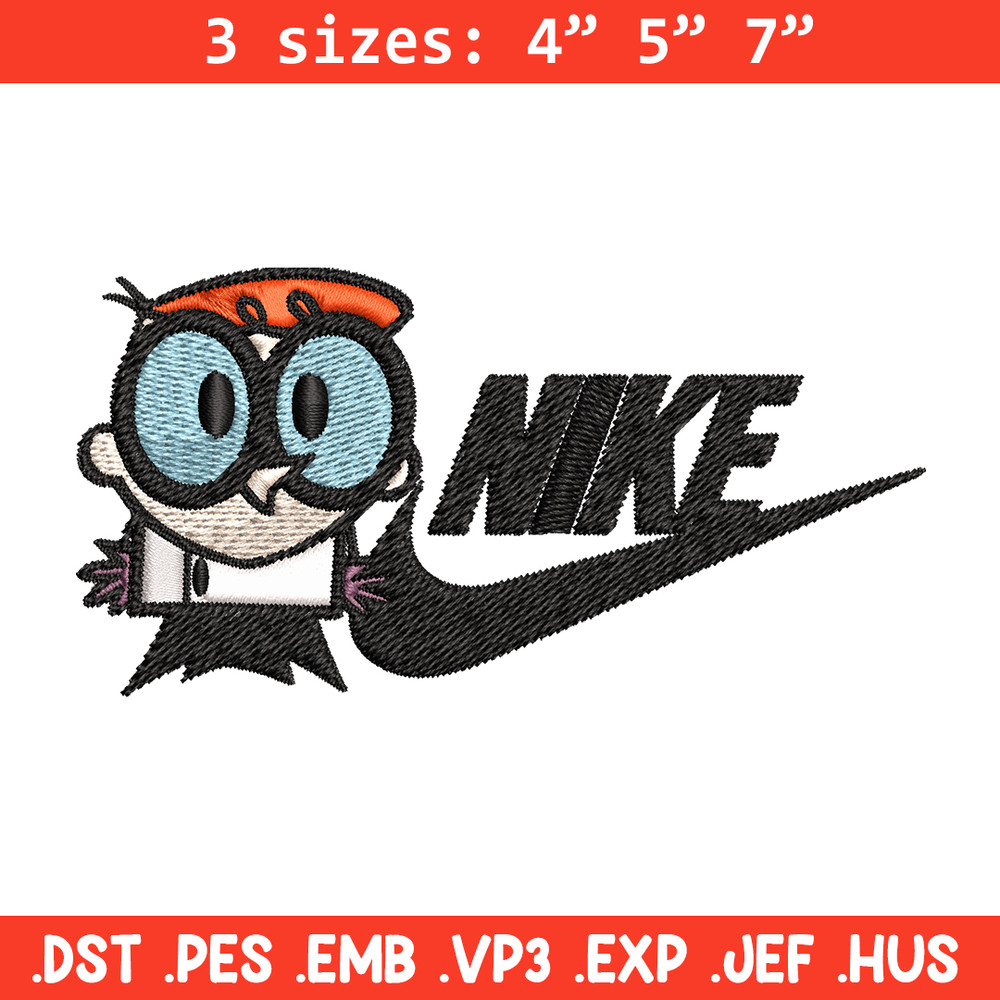 Dexter cartoon Nike Embroidery design, Dexter cartoon Embroidery, Nike design, Embroidery file, Instant download..jpg