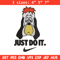 Droopy Just Rick It Embroidery design, Cartoon funny Embroidery, Logo Nike design, Embroidery file, Instant download..jpg