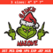 Grinch Middle Finger Embroidery design, Grinch christmas Embroidery, Embroidery File, Grinch design, Instant download..jpg