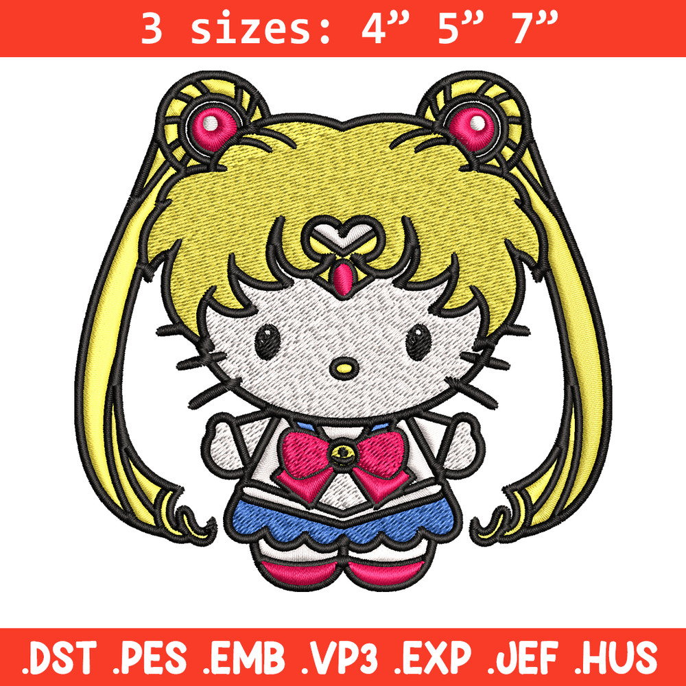 Hallokitty Sailor Moon Embroidery design, Hallokitty Embroidery, cartoon design, Embroidery File, Digital download..jpg