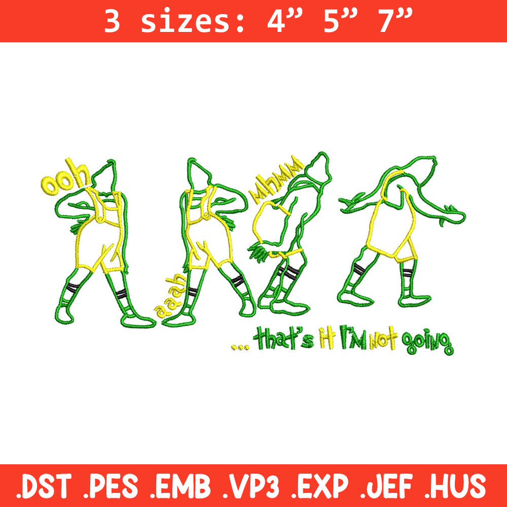 IM not going embroidery design, Grinch embroidery, Chrismas design,Embroidery shirt, Embroidery file, Digital download.jpg