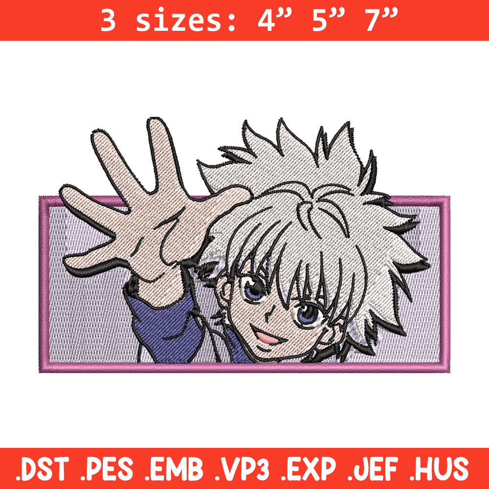 Killua nike embroidery design, Hunter x hunter embroidery, nike design, Logo shirt, anime shirt, digital download.jpg