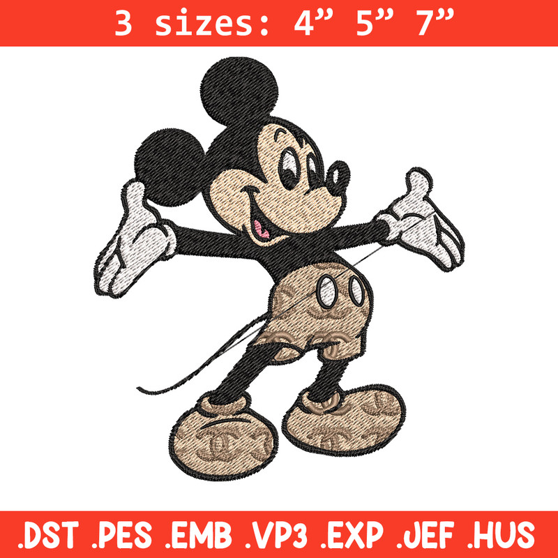 Mickey happy Embroidery Design, Gucci Embroidery, Brand Embroidery, Embroidery File, Logo shirt, Digital download.jpg
