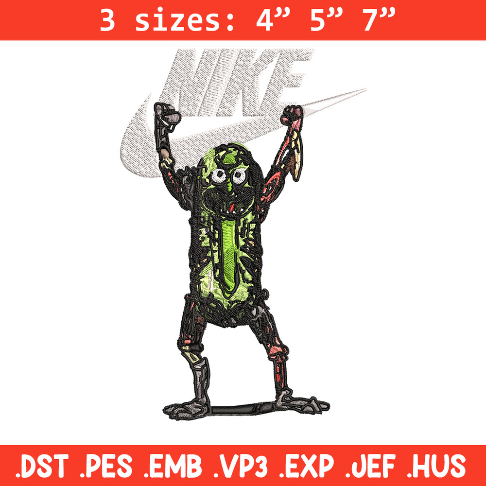 Monster Nike Embroidery design, Monster Embroidery, Nike design, Embroidery file, cartoon shirt, Instant download..jpg