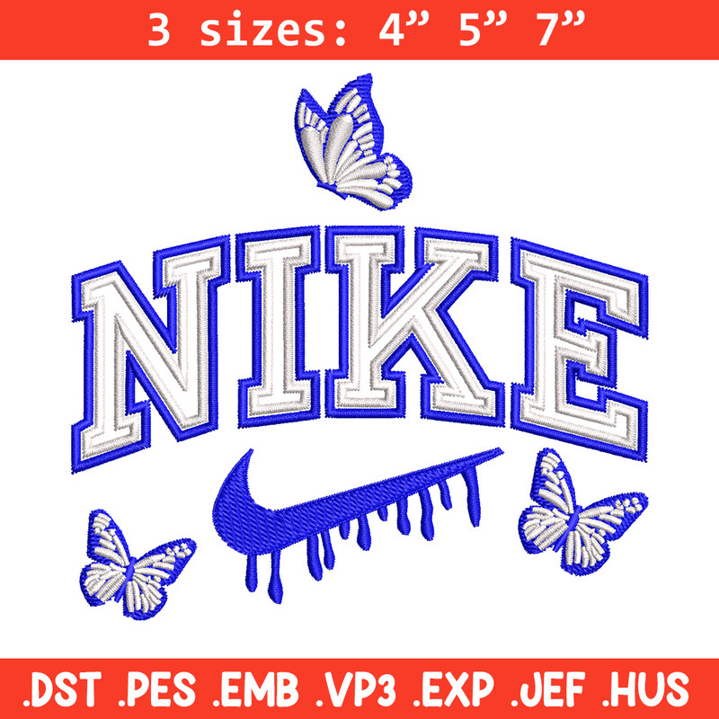 Nike butterfly embroidery design, Butterfly embroidery, Nike design,Embroidery file,Embroidery shirt,Digital download.jpg