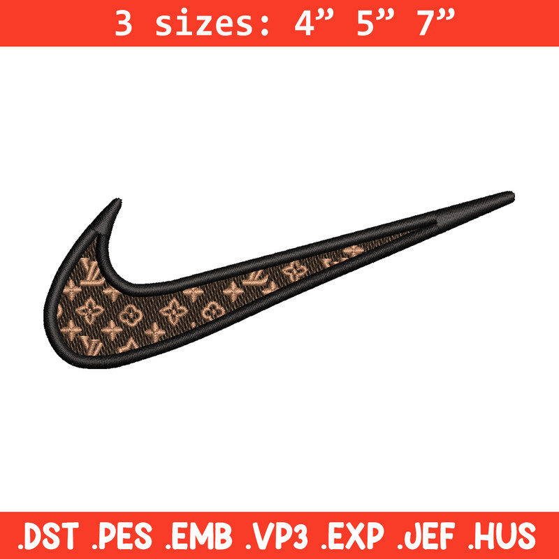 Nike lv logo embroidery design, Lv embroidery, Nike design, Embroidery shirt, Embroidery file, Digital download.jpg
