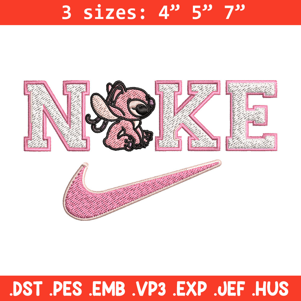 Nike pink stitch Embroidery Design, Stitch Embroidery, Nike Embroidery, Embroidery File, Logo shirt, Digital download.jpg