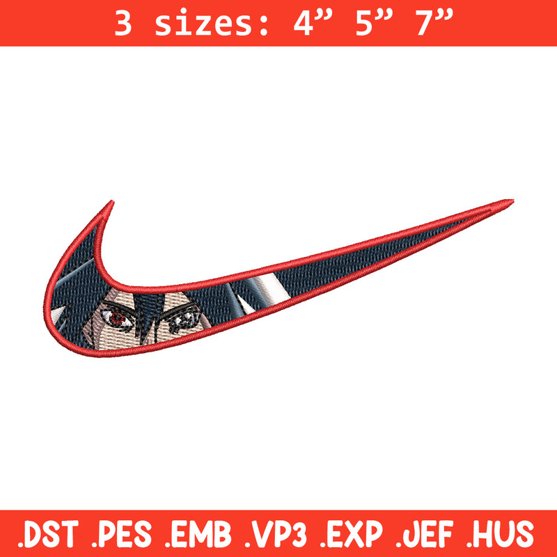 Nike sasuke eyes embroidery design, Naruto embroidery, Nike design, Embroidery shirt, Embroidery file, Digital download.jpg