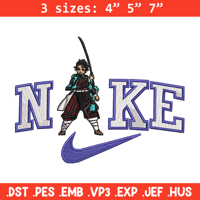 Nike tanjiro embroidery design, Tanjiro embroidery, Nike design, Embroidery shirt, Embroidery file, Digital download.jpg