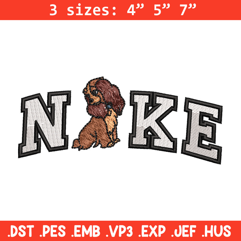 Nike x cute dog embroidery design, Dog embroidery, Nike design, Embroidery shirt, Embroidery file, Digital download.jpg