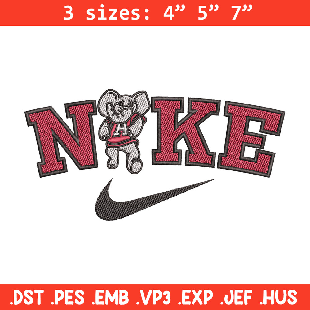 Nike x elephant embroidery design, Nike embroidery, Nike design, Embroidery file,Embroidery shirt, Digital download.jpg