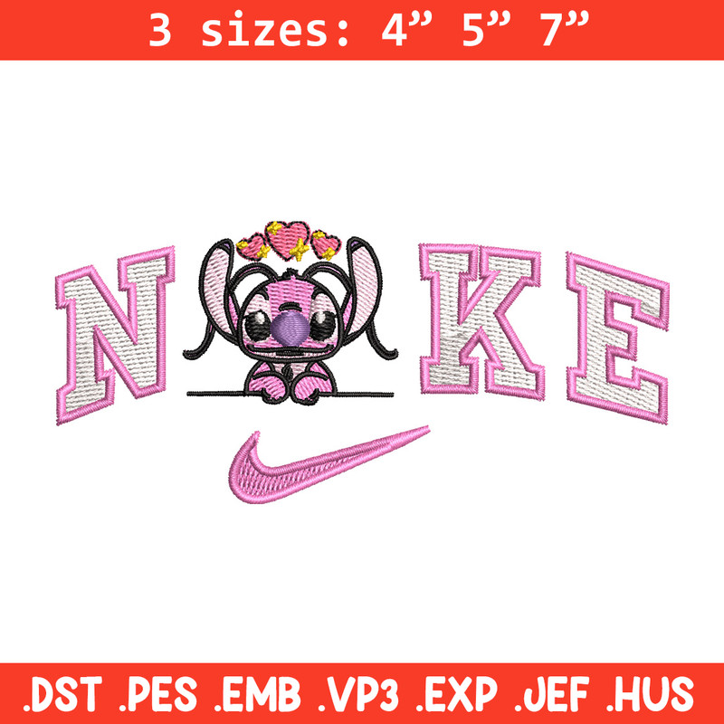 Nike x pink stitch embroidery design, Stitch embroidery, Nike design, Embroidery file,Embroidery shirt, Digital download.jpg