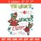 The grinch logo Embroidery design, Grinch christmas Embroidery, Grinch design, Embroidery File, Instant download.jpg