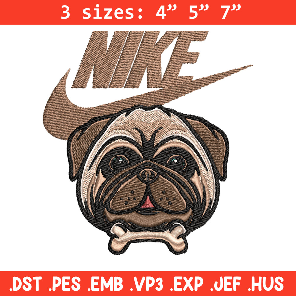 Bulldog Nike Embroidery design, Bulldog logo Embroidery, Nike design, Embroidery file, logo shirt, Instant download..jpg