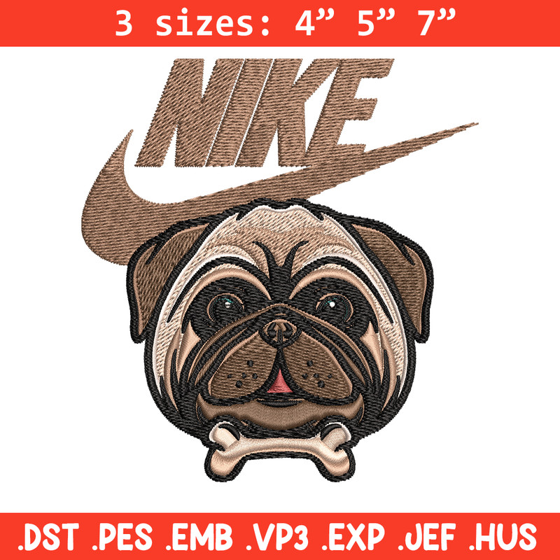 Bulldog Nike Embroidery design, Bulldog logo Embroidery, Nike design, Embroidery file, logo shirt, Instant download..jpg